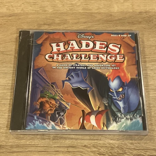 Disney's Hades Challenge (Windows/Mac, 1998) Factory Sealed Cracked Case