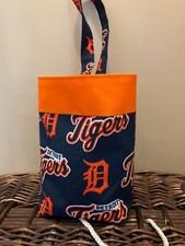 Detroit Tiger Car Trash Litter Bag Reusable - Handmade