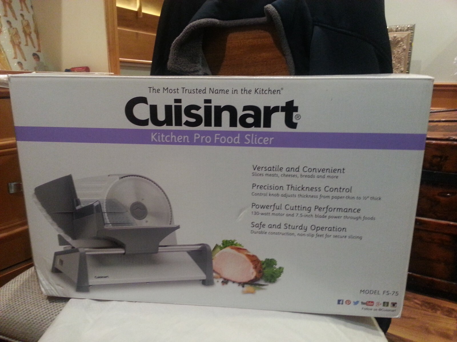 Cuisinart Kitchen Pro Food Slicer. Model FS75 eBay
