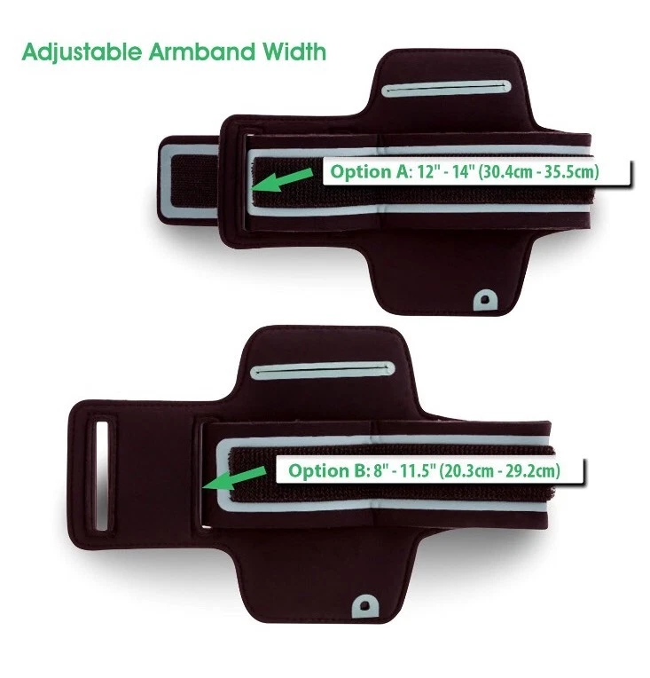 Brazalete DeLouie Deportes Correr Entrenamiento Compatible con iPhone 5 / 5S / 5C - RÁPIDO Foto 4 de 4