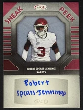 ROBERT SPEARS-JENNINGS 2025 SAGE Hit Red Sneak Peek Rookie RC Auto #SPA-RSJ