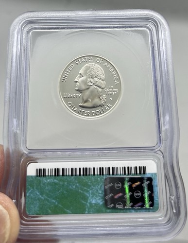 2001 S 25C Silver New York State Quarter PR70 DCAM ICG Certified Perfect Proof - Picture 3 of 4