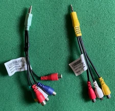 Samsung BN39-01154C 1518 UX  BN39-01154H LT Composite & Component Adapter Cables