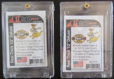 2 Count Pro-Mold # PC16 1 Screw Memorabilia Card Holder 110 pt, 1/2'' Deluxe New