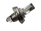 LED light bulb white 6000K warm 4300K 12V 24V R2 P45t H4 HS1 Beetle Motorcycle