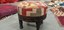 afghan handmade killim footstool antique style ottoman or pouf 45x35cm