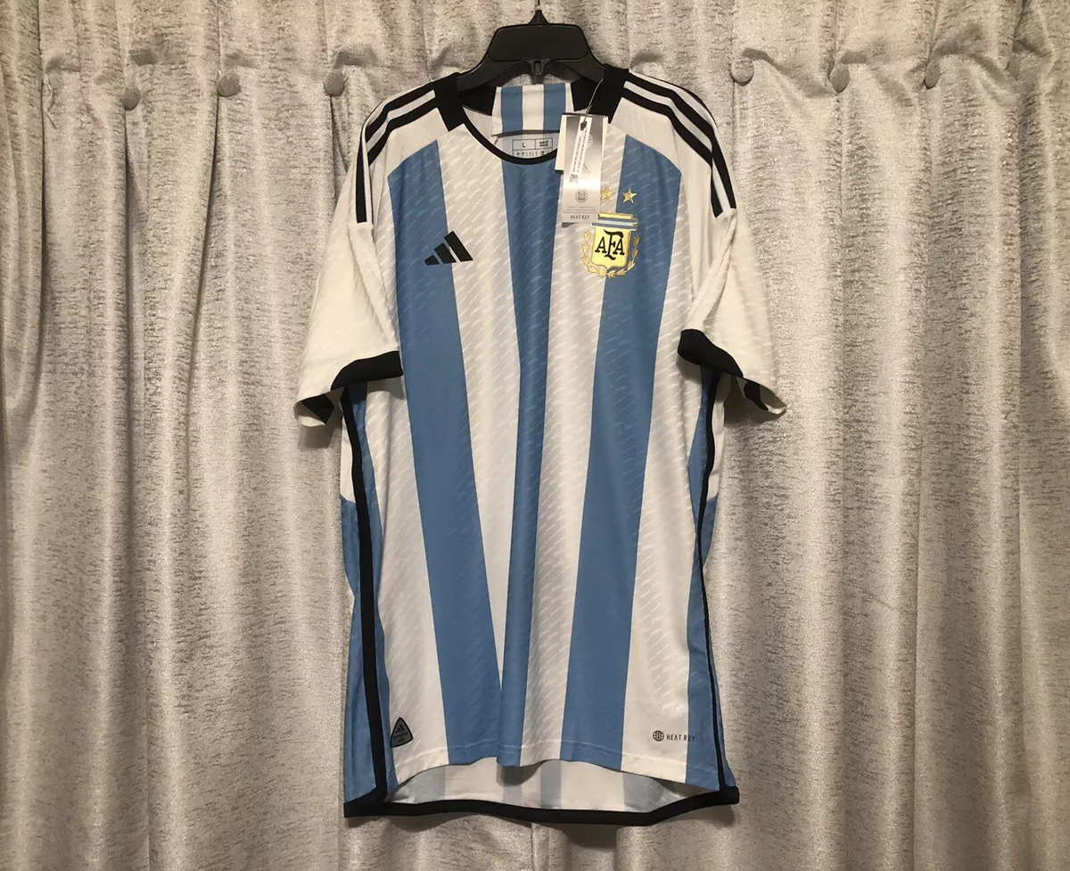 Argentina 22/23 Home World Cup Adidas Authentic Soccer Jersey Sz 2XL NWT  HF2157