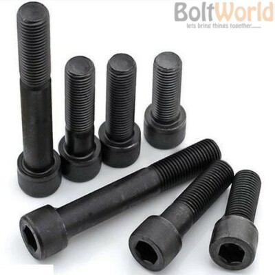 M16/16 mm SELBSTFÄRBENDE SCHWARZE INNENSECHSKANTSCHRAUBEN HOHE ZUGFESTIGKEIT 12,9 INNENSECHSKANTSCHRAUBEN