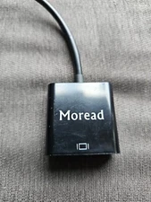 Moread Displayport to VGA adapter Gold-Plated DP to VGA Adapter (Male to Female)