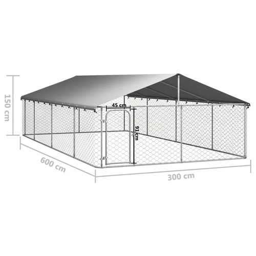 Large Dog Kennel Pet Dog Cat Playpen Outdoor Backyard Dog House Enclosure - Picture 38 of 41
