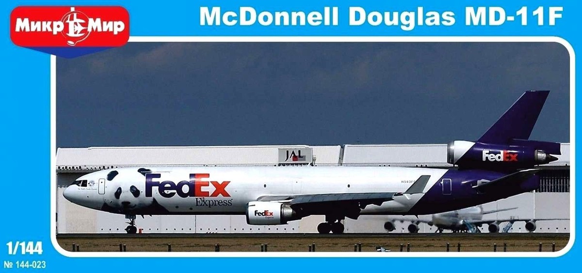 1/144 Mikromir 144-023 McDonnell Douglas MD-11 FedEx/UPS/Lufthansa