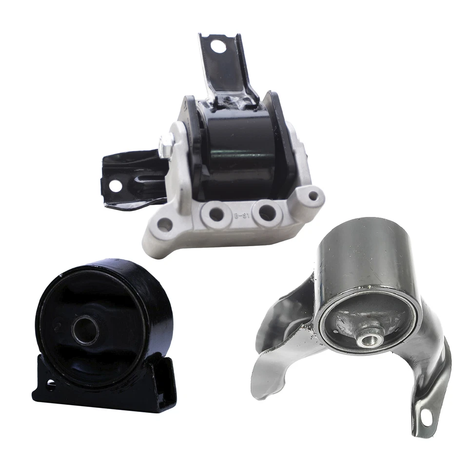 Montaje de motor para Mitsubishi Outlander 2008-2013 2,4 L tracción delantera conjunto de 3 piezas nuevo Foto 2 de 4
