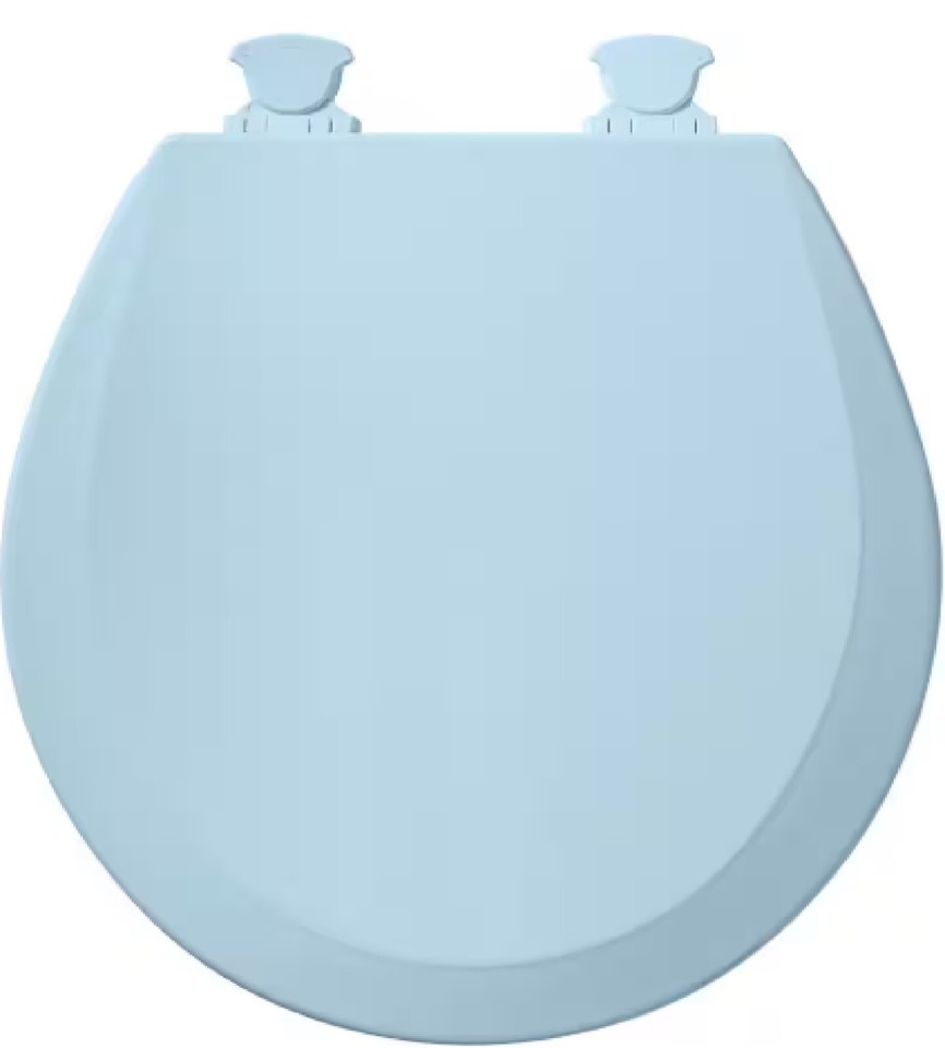 BEMIS LiftOff round Closed Front Toilet Seat in Dresden Blue eBay