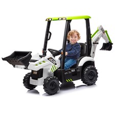12v Ride On Excavator Toy Tractors Digger Movable Construction Truck 1-5 Years