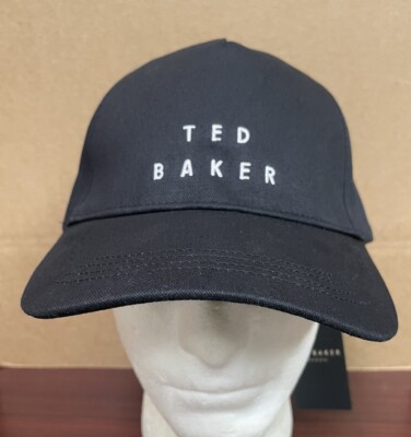 Ted Baker London Baseball Cap Black Cotton Hat Adult M/L  display picture 2
