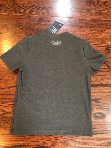 New Under Armour Boy Youth Short Sleeve Tee Heatgear Big Logo Graphic Baseball - Picture 76 of 100