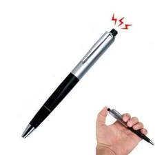Shocking Electric Pen Prank Shock Trick Novelty Metal Joke Gag Toy Gift Fun USA