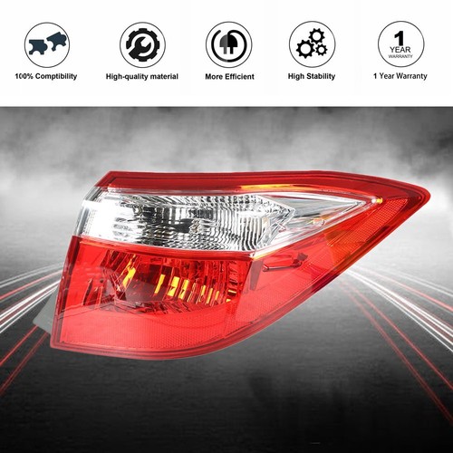For 14-16 Toyota Corolla Red Tail Light Signal Lamp Right Passenger Side Outer - Picture 5 of 7