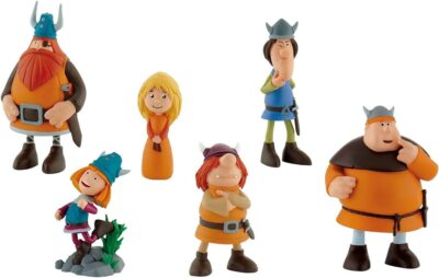 Wickie und Die starken Männer Wickie Ylvi Halvar Snorre Faxe Figuren Bullyland