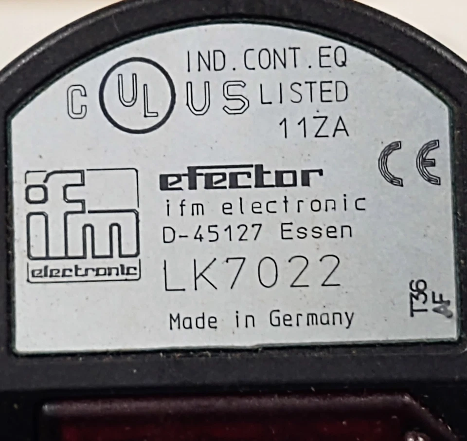 IFM EfectorLK0264A-A-00KQPKG/US-LK7022 Continuous Level Sensor - Image 3 of 4