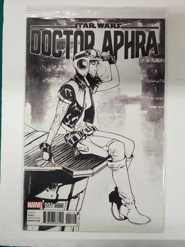 Star Wars Doctor Aphra #1 Pichelli Frankie's B&W Variant Sealed (Marvel)