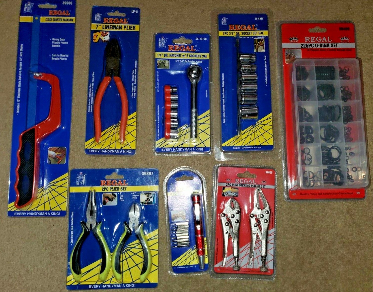 REGAL TOOLS PRODUCTS SS1014S/SS838S/99605/99490/39906/39897