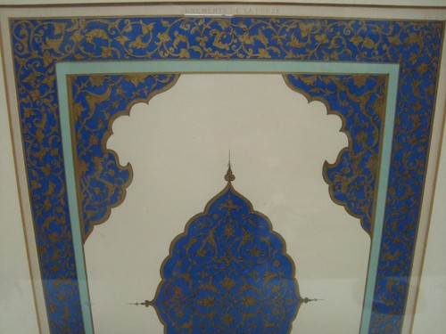 Antique French Collinot & Beaumont Canson Persian Ornaments Framed Print - Picture 9 of 14