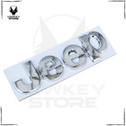<!--F#f_0-->JEEP Metal Badge - CHROME SILVER Trunk/Bonnet Emblem Cherokee Wrangler Renegade<!--F/-->