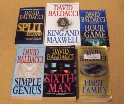 Lot 6 David Baldacci PB Book Complete Set Sean King and Michelle Maxwell Series