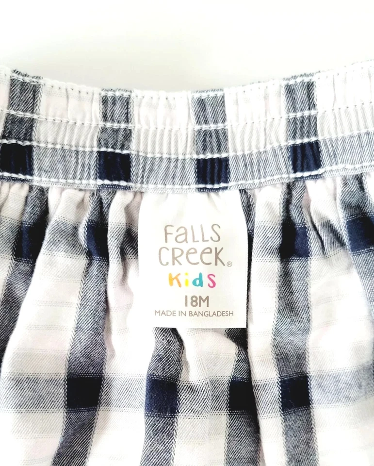 Falls Creek Kids Baby Girl Blue Knit Pink Polka Dot Skirt Reversible-18 Mo. NWOT - Image 3 of 4
