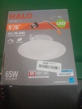 HALO 5-6 in. 5000K Integrated LED White Recessed Ceiling Light Retrofit Trim