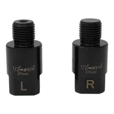 NEW! PRO+ PEDALS EXTENDERS 27.5MM 1/2 CRANK TO 1/2 PEDAL IN BLACK