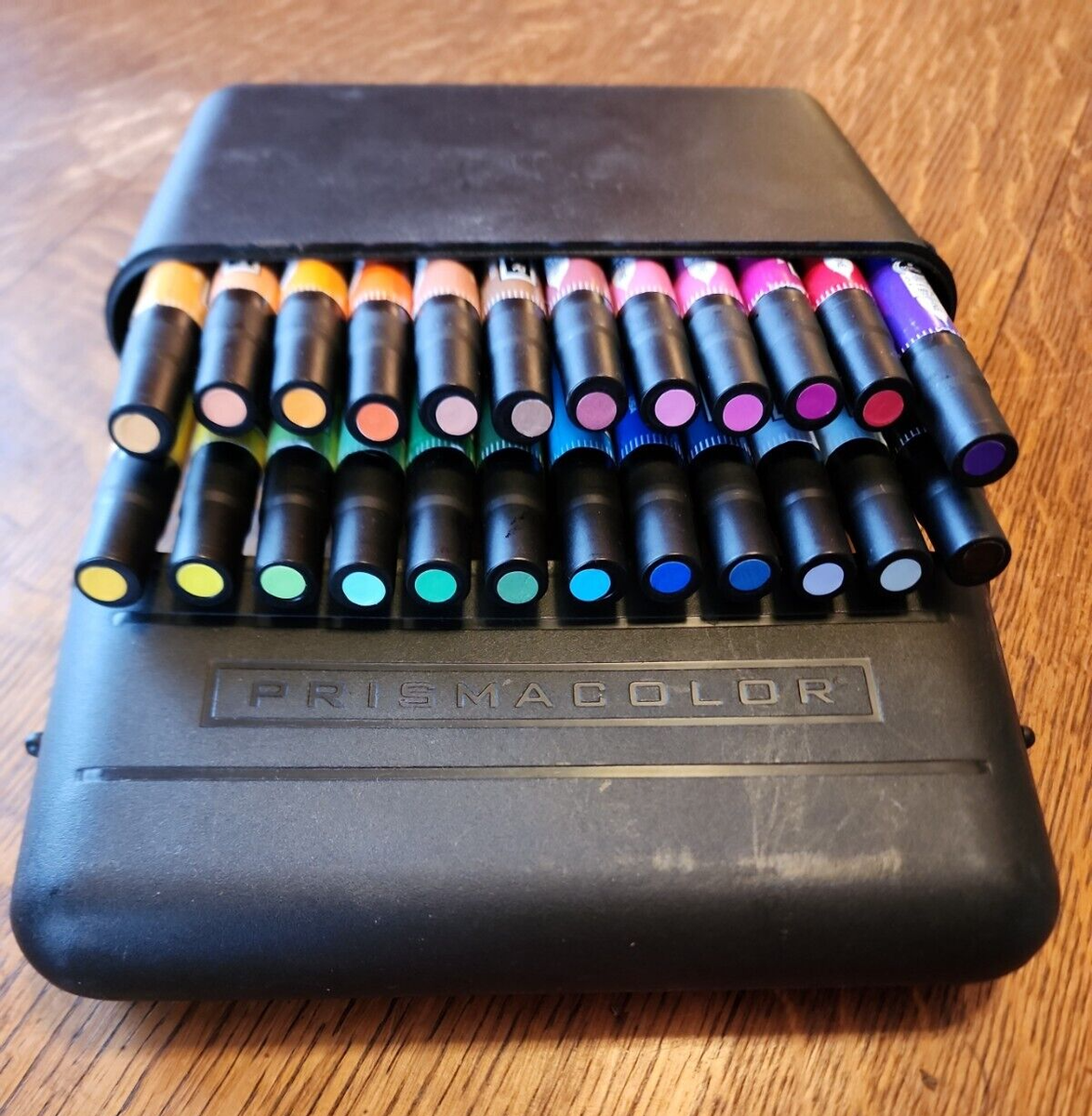 PRISMACOLOR 24 PREMIER MARKERS CHISEL AND FINE DOUBLE ENDED HARD