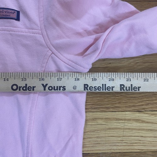 Suéter Vineyard Vines Marthas Vineyard Cuarto Cremallera Mujer Talla Mediana M Rosa - Imagen 9 de 10