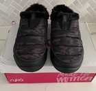 Ryka Nylon Camo Faux Fur Slip-On Mules - Anise Camo In Black Bean Size 7.5 M — photo 5