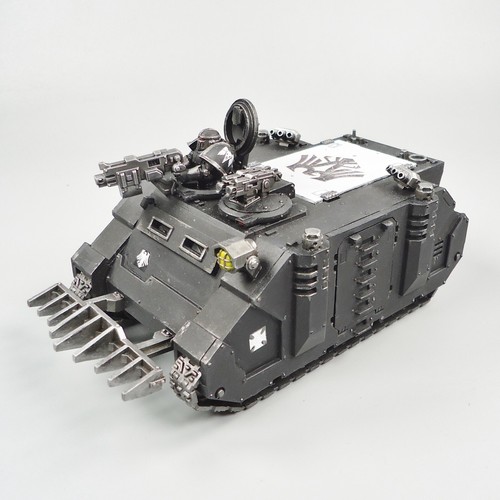 Warhammer 30k Army Space Marines Raven Guard Horus Heresy Rhino Painted
