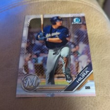 KESTON HIURA 2019 BOWMAN CHROME PROSPECT #BCP54 BREWERS