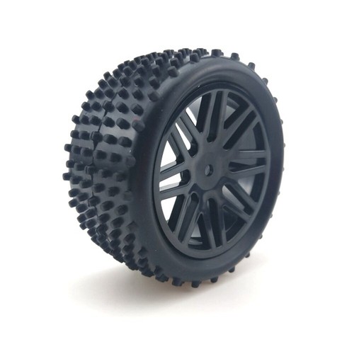 4 neumáticos y ruedas de carreras RC 1/10 12 mm hexagonales para auto todoterreno Tamiya HPI HSP - Imagen 9 de 16