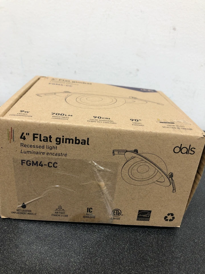 Accesorio empotrado LED pivote de iluminación DALS - níquel satinado Foto 2 de 2