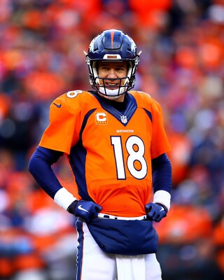 8x10 Photo PEYTON MANNING Denver Broncos NFL Pro Super Bowl MVP Colts ...
