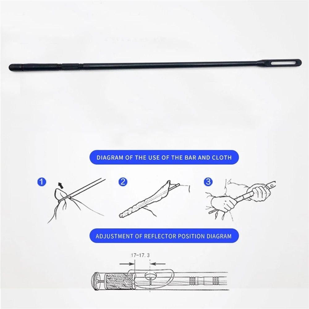 Flute & Piccolo Cleaning Rod With Cloth Kit - Essential Wind Instrument Care Supplies