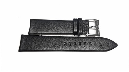 HAMILTON Black strap INTRA-MATIC 20mm ref. H600.384.105 H600384105 with  buckle | eBay