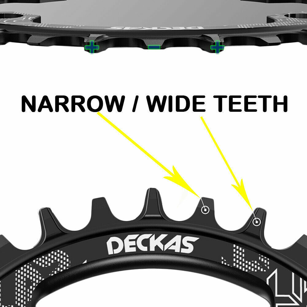 Corona Deckas 110BCD Narrow Wide – 38/40/42/46/48/50/52/54/58T Tonda Per MTB Shimano