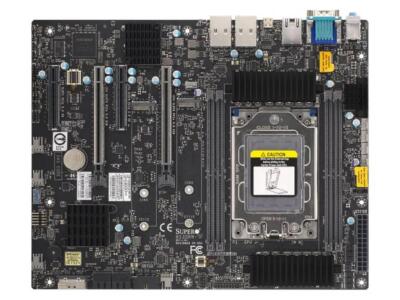 Supermicro H13SRA-F motherboard. AMD Ryzen  Threadripper  PRO 7000 WX-Series and