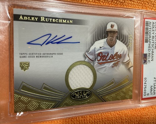Adley Rutschman RC 2023 Tier One #T1ARAR Autograph Relic /99 Orioles PSA 9 Mint - Picture 4 of 8
