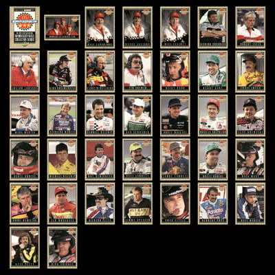 1992 Maxx McDonalds All-Star Race Team Complete Set 37 Racing Cards Promo Card