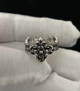 Chrome Hearts Open Filigree Cross Ring Size 8 99c Auction No Reserve