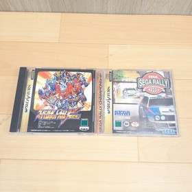 Japan SEGA SATURN Console with 2 controllers & 5 Games G929 * US TARIFF INCLUDED