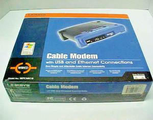 LINKSYS Modèle de modem de câble BEFCMU10 w/USB Ethernet Wired Marque FACTORY SEALED