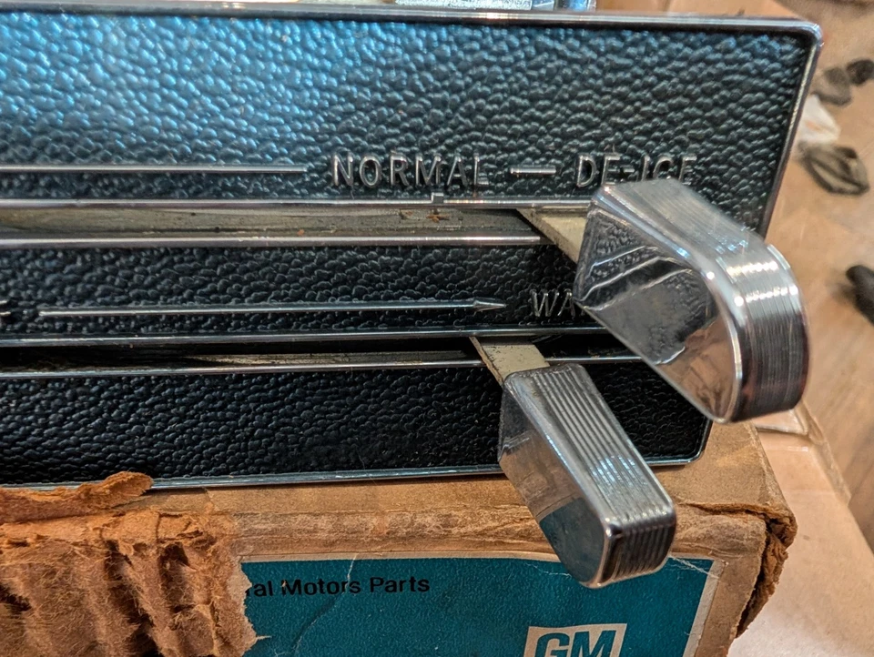 Control de calefacción de tablero Pontiac GTO LEMANS TEMPEST 1964 NUEVO DE STOCK 7286372 Foto 4 de 4